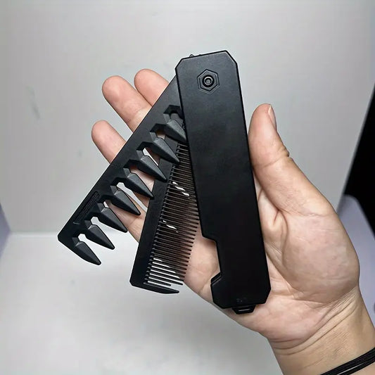 2-in-1 Folding Hair & Beard Comb